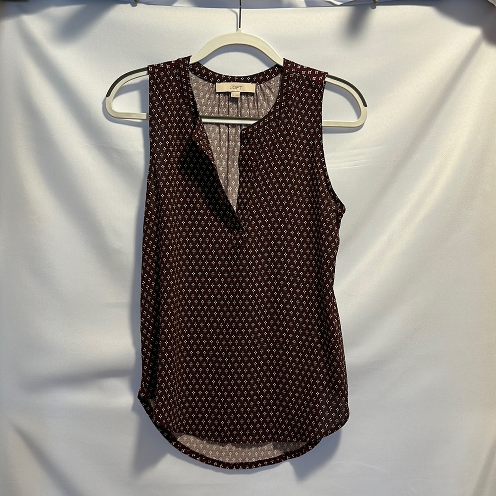 Burgundy Loft Blouse